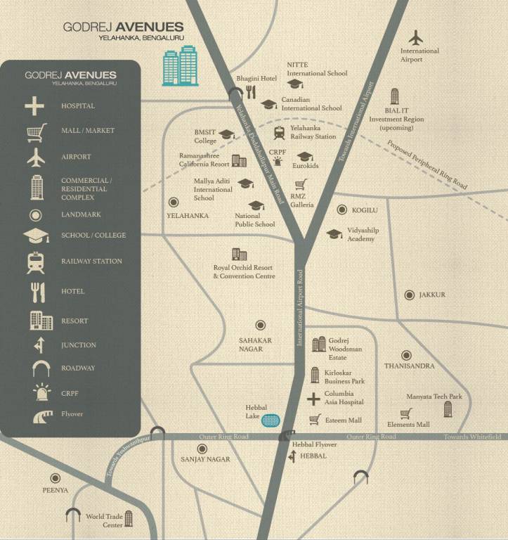 Godrej Avenues Location Map