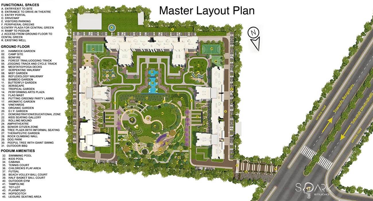 Godrej Royale Woods Master Plan